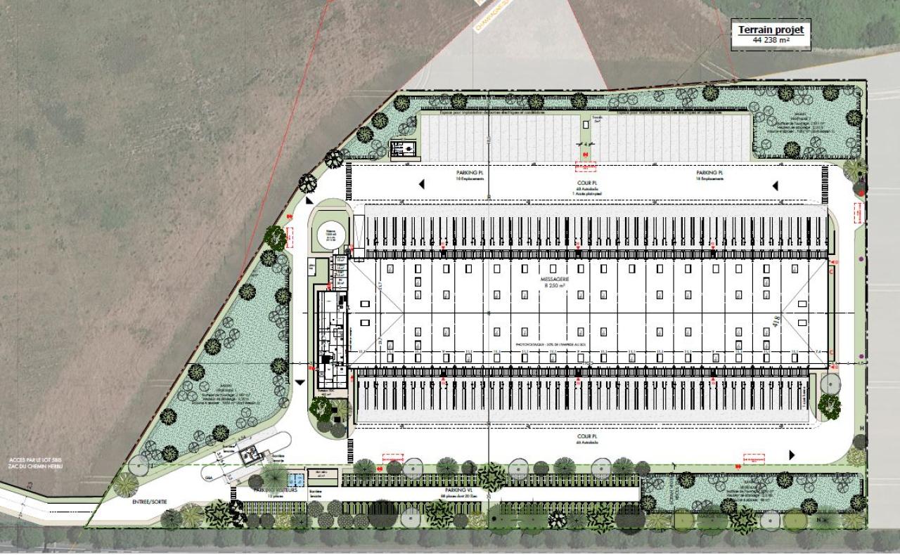 Entrepôt classe c Champagne-sur-Oise 9943m² Location entrepôt classe c Champagne-sur-Oise Val-d'Oise OLLOG2420863 5